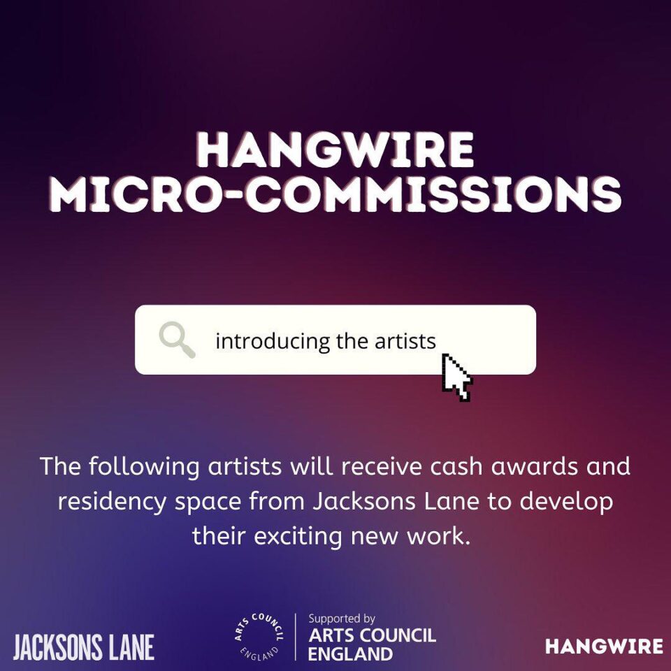 Hangwire micro-commissions - introducing the artists banner