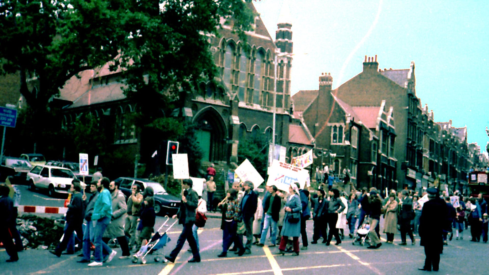 Scenes from a protest